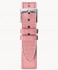 LEATHER STRAP MAINE FUXIA - silver glossy