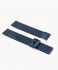 MILANESE STRAP BLUE POLISHED 20MM - blue glossy