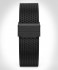 MILANESE STRAP BLACK BRUSHED - black matte brushe