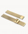 MILANESE STRAP gold POLISHED 20MM - gold glossy