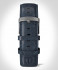 LEATHER STRAP BLUE CLASSIC - gray matte