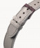 LEATHER STRAP MAINE CENERE - Burgundy glossy