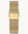 MILANESE STRAP gold POLISHED 20MM - gold glossy