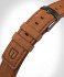 LEATHER STRAP BROWN CLASSIC - olive green matte b