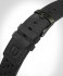 LEATHER STRAP RACING BLACK - olive green matte ge