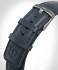 LEATHER STRAP BLUE CLASSIC - gray matte