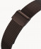 MILANESE STRAP ESPRESSO POLISHED 20MM - Espresso