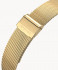 MILANESE STRAP gold POLISHED 20MM - gold glossy
