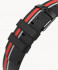 #TIDE OCEAN MATERIAL® STRAP BLACK RED - black m