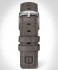 LEATHER STRAP GRAY CLASSIC - silver glossy