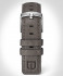 LEATHER STRAP GRAY CLASSIC - silver matte gebürst