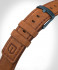 LEATHER STRAP BROWN CLASSIC - dark blue matte geb