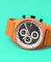 D10 CHRONO SOLAR ORANGE BLACK