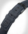 LEATHER STRAP BLUE CLASSIC - black matte brushed