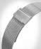 MILANESE STRAP SILVER BRUSHED - silver matte brus