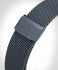 MILANESE STRAP BLUE SANDBLASTED - blue matte