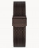 MILANESE STRAP ESPRESSO POLISHED 20MM - Espresso