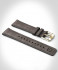 LEATHER STRAP GRAY CLASSIC - gold glossy
