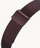 MILANESE STRAP BURGUNDY POLISHED 20MM - Burgundy