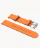 #TIDE OCEAN MATERIAL® STRAP orange - silver matte