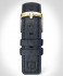 LEATHER STRAP BLUE CLASSIC - gold glossy